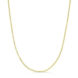Cadena Oro 18k unisex 50 cm. maciza forzada 1.2 mm. reasa