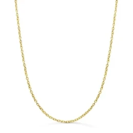 Cadena Oro 18k unisex 50 cm. maciza forzada 1.9 mm. mosquetón