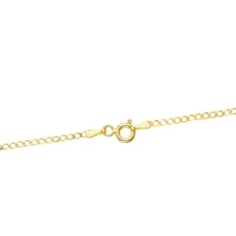 Cadena Oro 18k unisex 50 cm. barbada maciza 1.5 mm. reasa