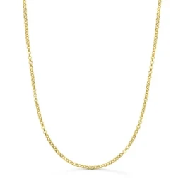 Cadena Oro 18k unisex 50 cm. rolo hueca 2 mm.