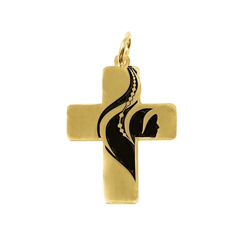 JMJ Lisboa Portugal 2023 Cruz peregrino Oro 18k Jornada Mundial Juven