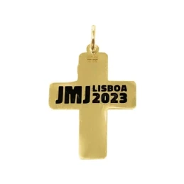 JMJ Lisboa Portugal 2023 Cruz peregrino Oro 18k Jornada Mundial Juven