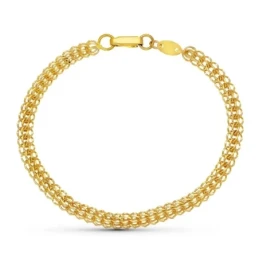 Pulsera Oro 18k modelo cadena caraqueña