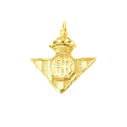 Real Betis Balompié escudo Oro 18k colgante macizo unisex 19 mm.  det