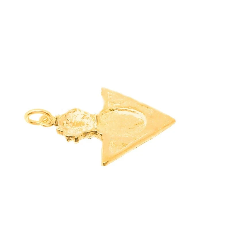 Real Betis Balompié escudo Oro 18k colgante macizo unisex 19 mm.  det