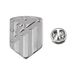 Atlético de Madrid Pin Oro Blanco 18k hombre 18 mm. escudo mate brill
