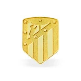 Atlético de Madrid Pin Oro 18k hombre 18 mm. escudo mate brillo pin c