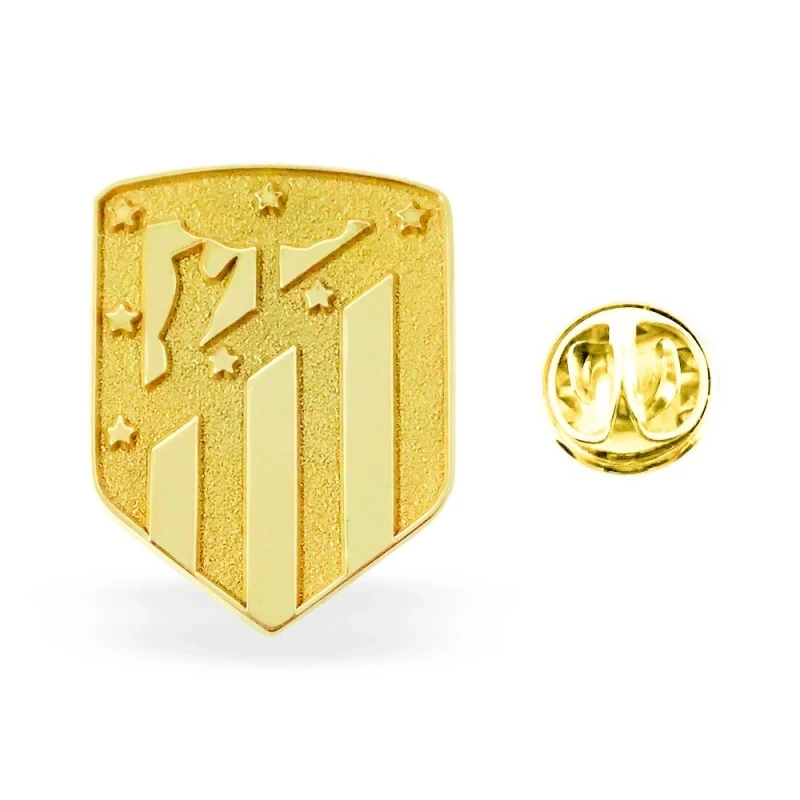Atlético de Madrid Pin Oro 18k hombre 18 mm. escudo mate brillo pin c