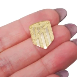 Atlético de Madrid Pin Oro 18k hombre 18 mm. escudo mate brillo pin c
