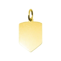 Atlético de Madrid Colgante Oro 18k unisex 18 mm. escudo mate brillo