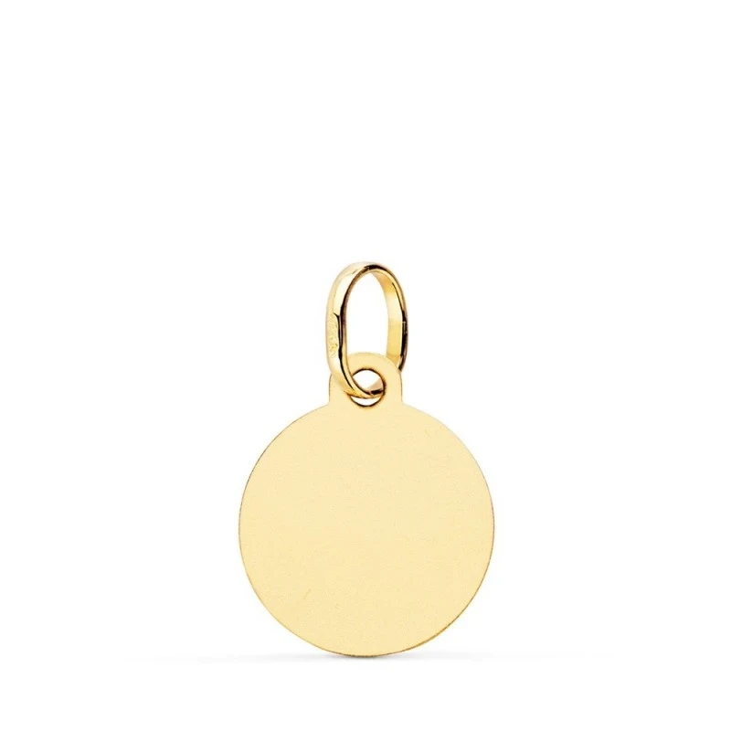 Escorpio Horóscopo Colgante Oro 18k mujer 13 mm. matizada