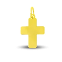 Cruz Colgante Primera Comunión Oro 18k unisex 22 mm. Paloma Espíritu