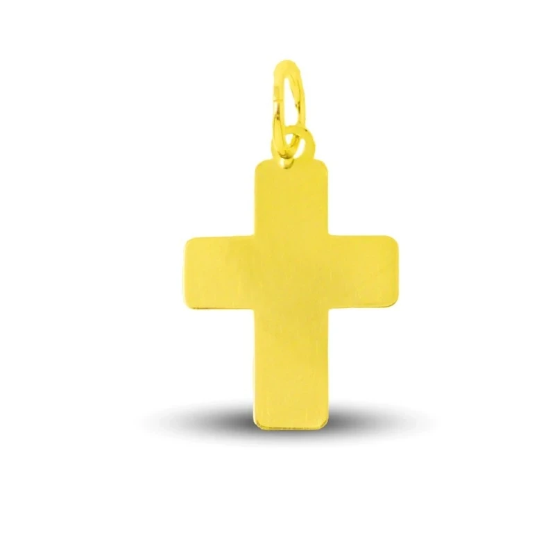 Cruz Colgante Primera Comunión Oro 18k unisex 22 mm. Paloma Espíritu