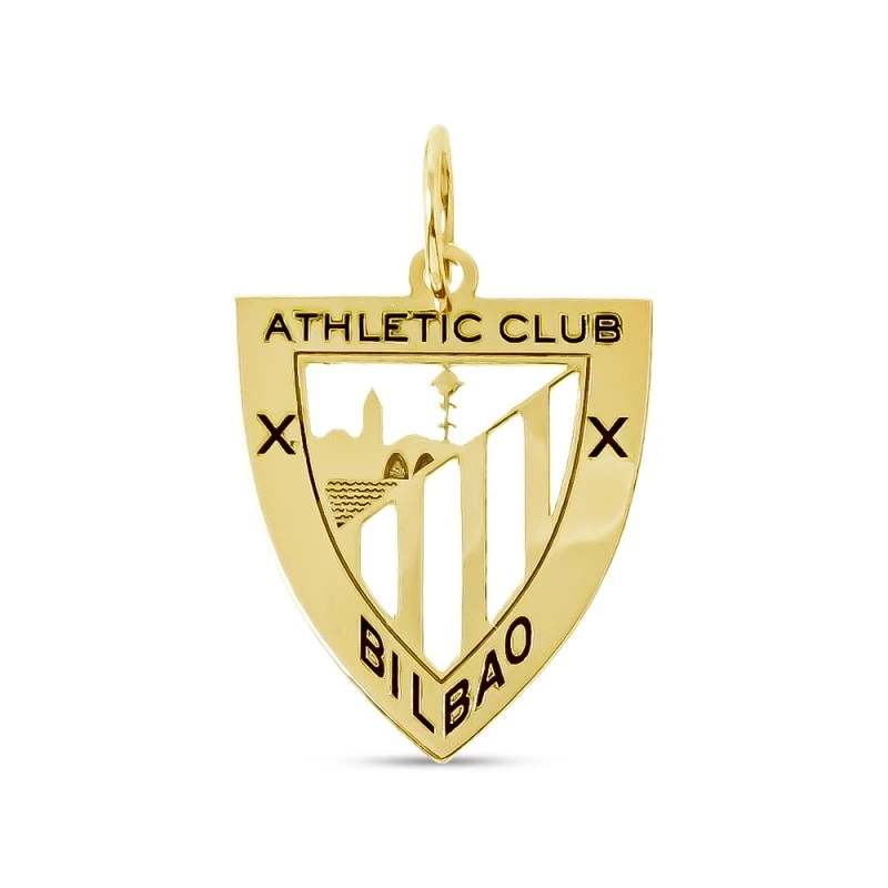 Athletic Club Bilbao Colgante Escudo Oro 18k unisex 20 mm. calado det