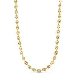 Cadena Oro 18k unisex 60 cm. calabrote hueco 6.5 x 5 mm.