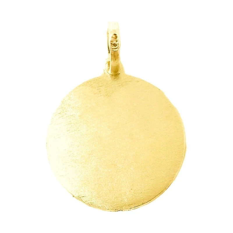 Nuestra Señora Consolación Medalla Oro 18k maciza 19 mm. Virgen Utrer