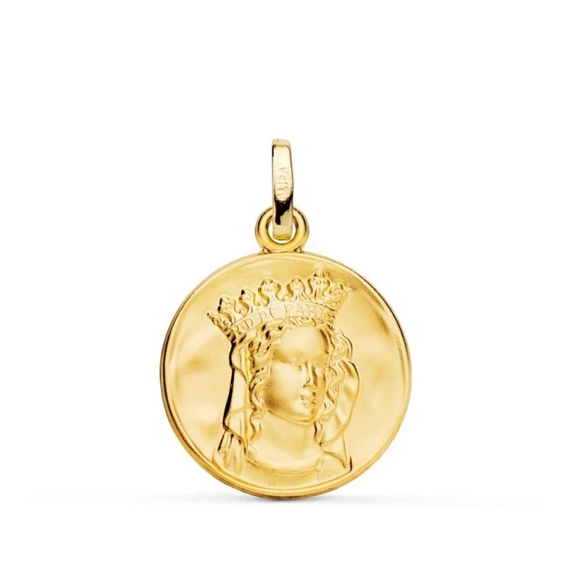 Notre Dame París Medalla Oro 18k relieve 20 mm.