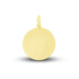 Jubileo 2025 Medalla Oro 18k Peregrinos Esperanza 20 mm. lisa. Grabac