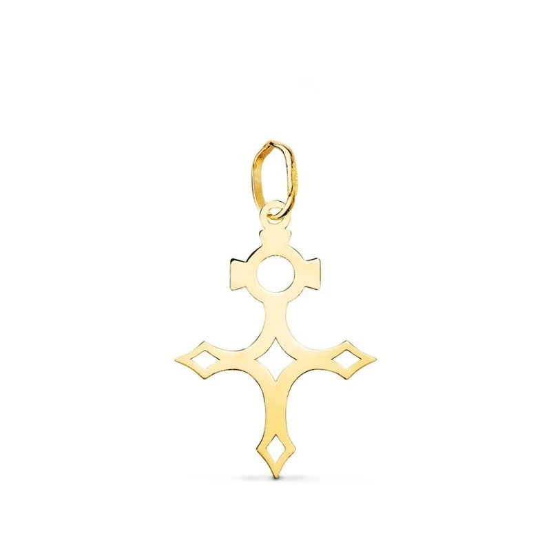 Cruz del Sur Colgante Oro 18k silueta 22 mm. brillo