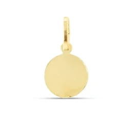 Virgen del Rocío Medalla Plata Ley 925m chapa oro 10 mm. bisel traser