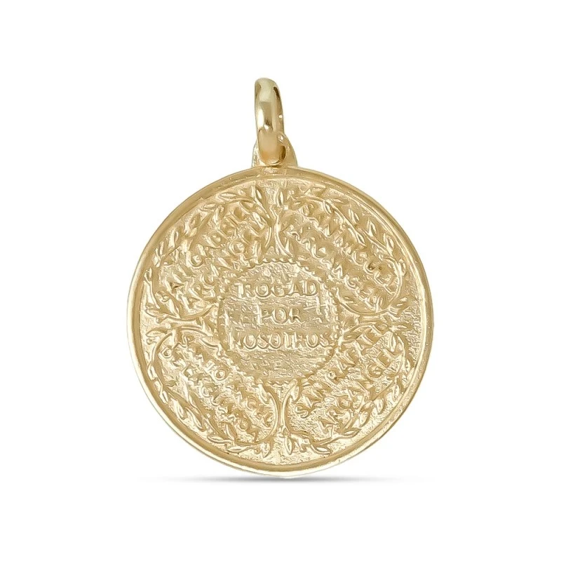 Arcángeles San Rafael Gabriel Miguel Ángel de la Guarda Medalla Oro 1