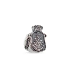 Abalorio Charm Hermandad del Rocío de Huelva Escudo Plata Ley 925m ic