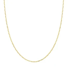 Cadena Oro 18k forzada ancla 45 cm. maciza tallada ancho eslabón 1.5