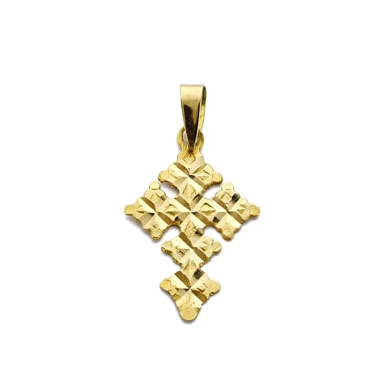 Cruz Canjáyar Colgante Oro 18k unisex 23 mm.