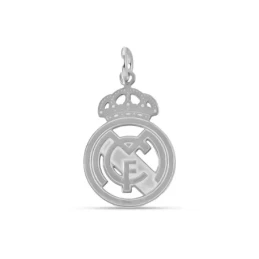 Real Madrid Colgante Plata Ley 925m macizo 22 mm. calado liso