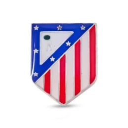 Atlético de Madrid Pin Plata Ley 925m hombre 18 mm. escudo actual es