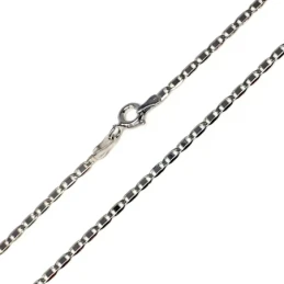 Cadena oro blanco 18k maciza 40 cm. 1,8 mm. 2.25 grs. [9592]