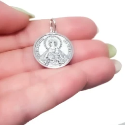Esperanza Triana Sevilla Medalla Plata Ley 925m maciza 22 mm.. Grabac