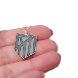 Atlético de Madrid Colgante Plata Ley 925m macizo 23 mm. escudo actua