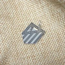 Atlético de Madrid Colgante Plata Ley 925m macizo 23 mm. escudo actua