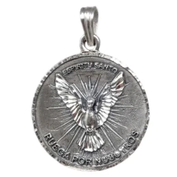 Medalla Plata Ley 925m Espíritu Santo 33mm. [AB9269]
