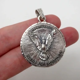 Medalla Plata Ley 925m Espíritu Santo 33mm. [AB9269]
