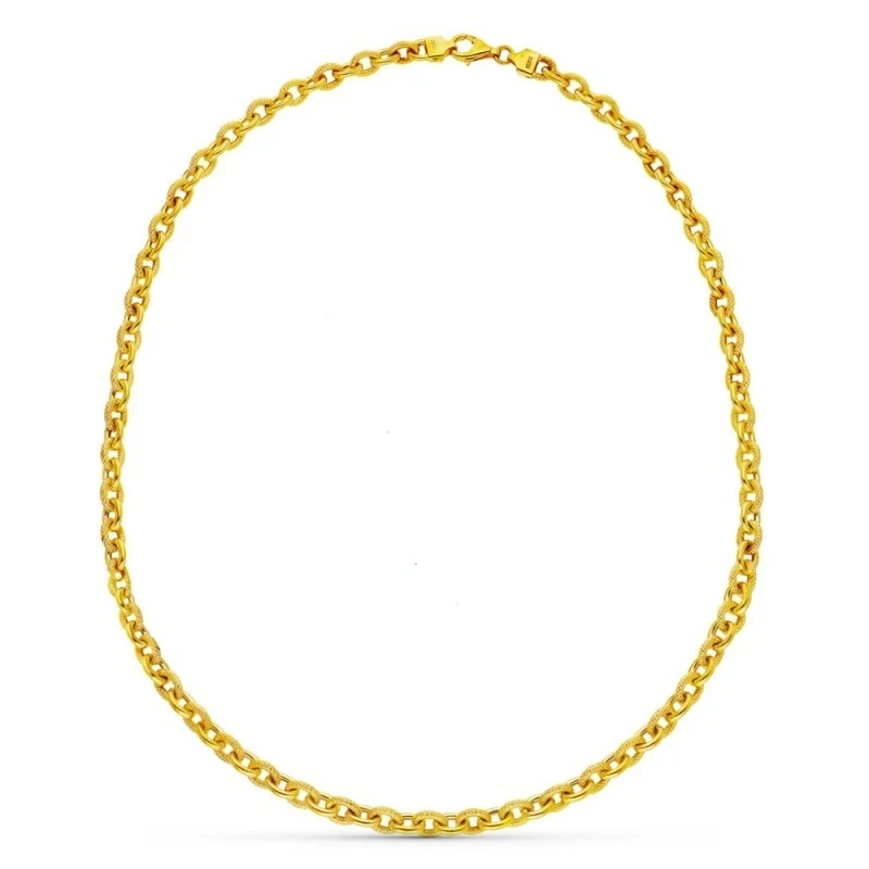 Gargantilla Oro 18k mujer 45 cm. cadena rolo