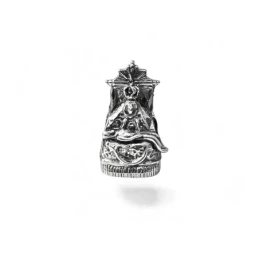 Abalorio Virgen de las Angustias Charm Pulsera Plata Ley 925m 15 x 8