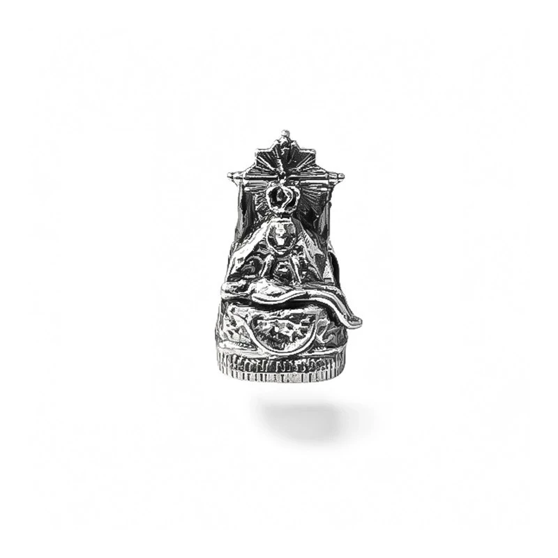Abalorio Virgen de las Angustias Charm Pulsera Plata Ley 925m 15 x 8