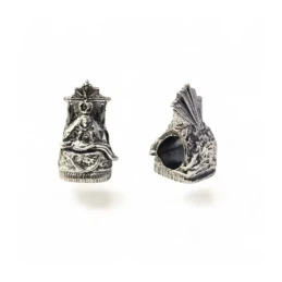 Abalorio Virgen de las Angustias Charm Pulsera Plata Ley 925m 15 x 8