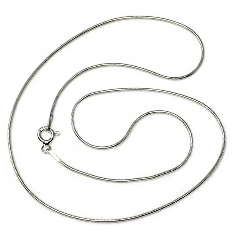 Cadena plata ley 925m 40cm. cola ratón 0.20mm. [AB0349]