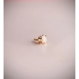 Piercing Pendiente para Oreja en Oro 18k forma redonda de 3.5 mm. con