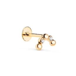 Piercing Pendiente para Oreja en Oro 18k con forma de arco de 8 mm. c