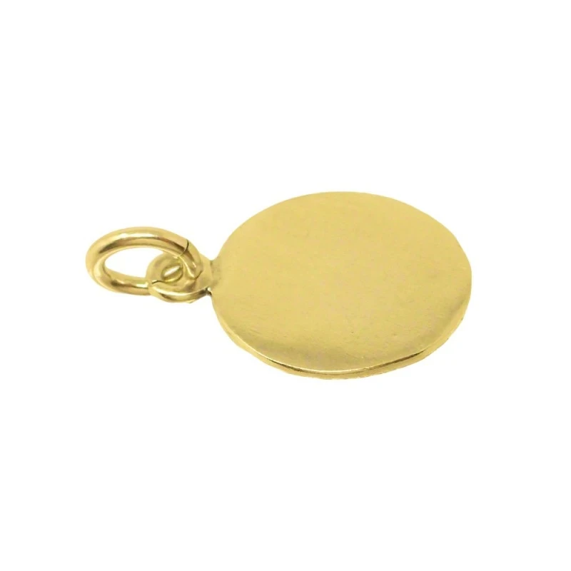 Medalla colgante oro 18k maciza 14 mm. Nuestro Padre Jesús Nazareno J