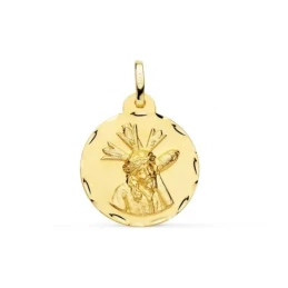 Cristo del Gran Poder de Sevilla Medalla en Oro de 9k con 20 mm.. Gra