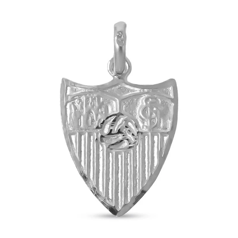 Sevilla FC Escudo Colgante en Plata de Ley 925m macizo de 21 mm.. Gra