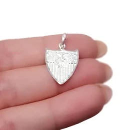 Sevilla FC Escudo Colgante en Plata de Ley 925m macizo de 21 mm.. Gra