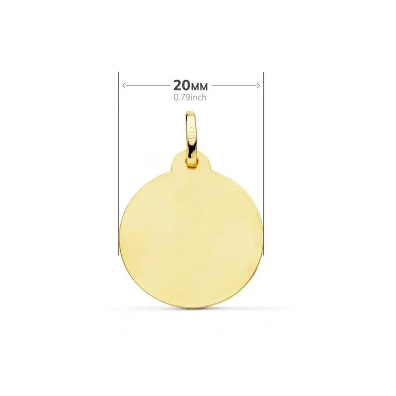 Cristo del Gran Poder de Sevilla Medalla en Oro de 9k con 20 mm.