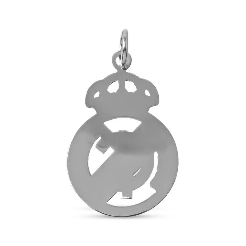 Real Madrid CF Colgante Plata Ley 925m macizo 30 mm. brillo mate. Gra