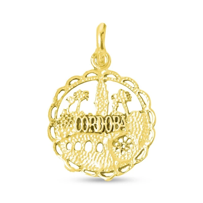 Albolafia de Córdoba Colgante del Escudo en Oro de 18k macizo de 21 m